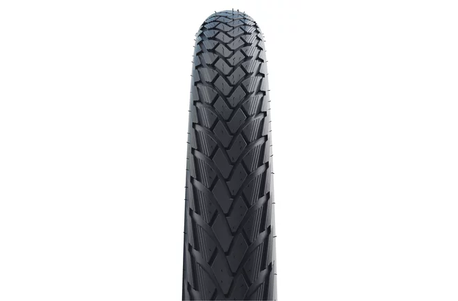 Schwalbe Pneu Green Marathon 700x35C GG Starr mit Reflexstreifen black