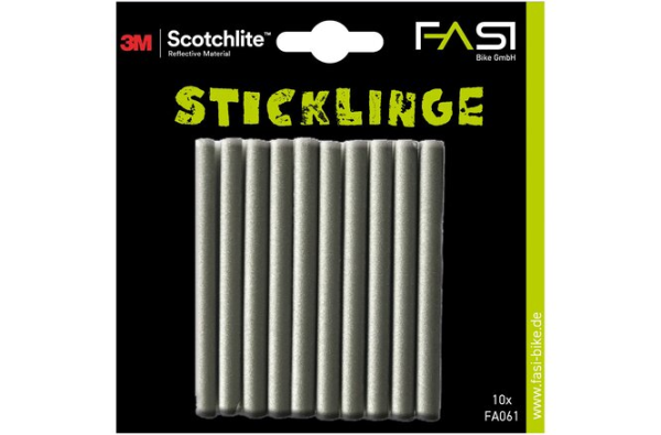FASI Speichenreflektor Sticklinge Set à 10 Stk. silber