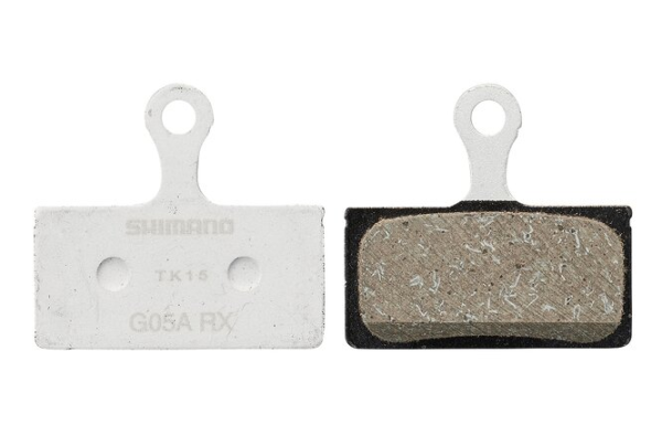Shimano Bremsbeläge G05A Kunstharz Paar Trägerplatte Alu
