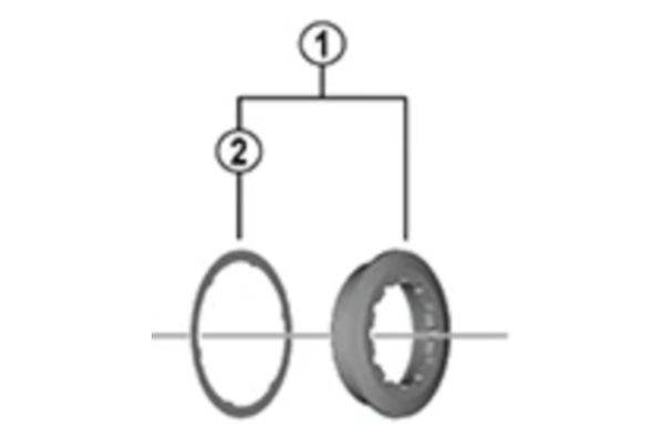 Shimano Lock-Ring & Spacer CS-LG700-11