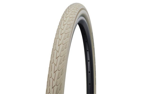 Schwalbe Pneu Road Cruiser 26x1.75 Starr mit Reflexstreifen creme