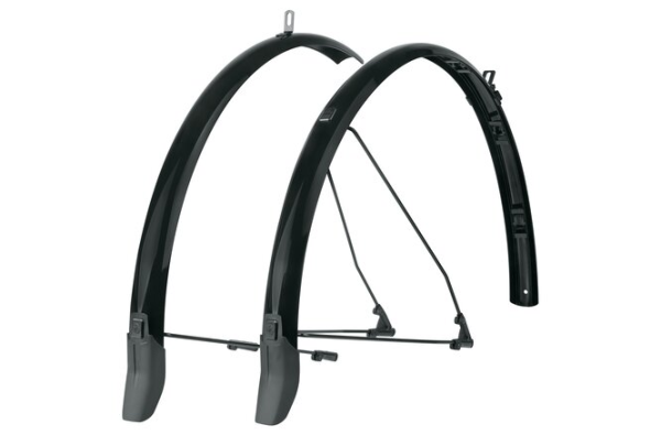 SKS Schutzblechgarnitur Bluemels Cable Kunststoff 28" 45 mm schwarz