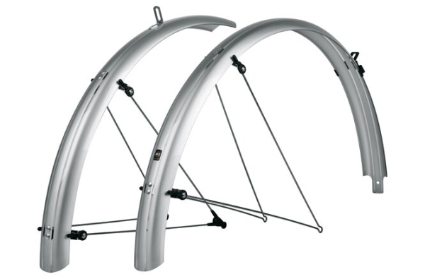 SKS Schutzblechgarnitur Bluemels Basic 28" 55 mm silber