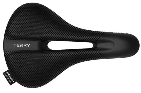 Terry Sattel Fisio ClimaVent Gel Man mit Öffnung black