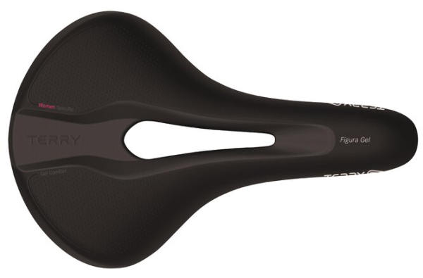 Terry Sattel Figura Gel Max Lady mit Öffnung schwarz