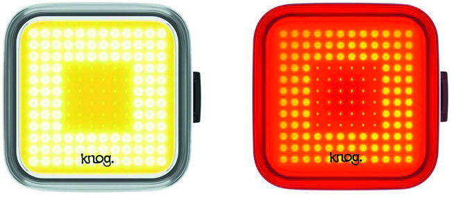 Knog Lichtset Blinder Square twin pack black