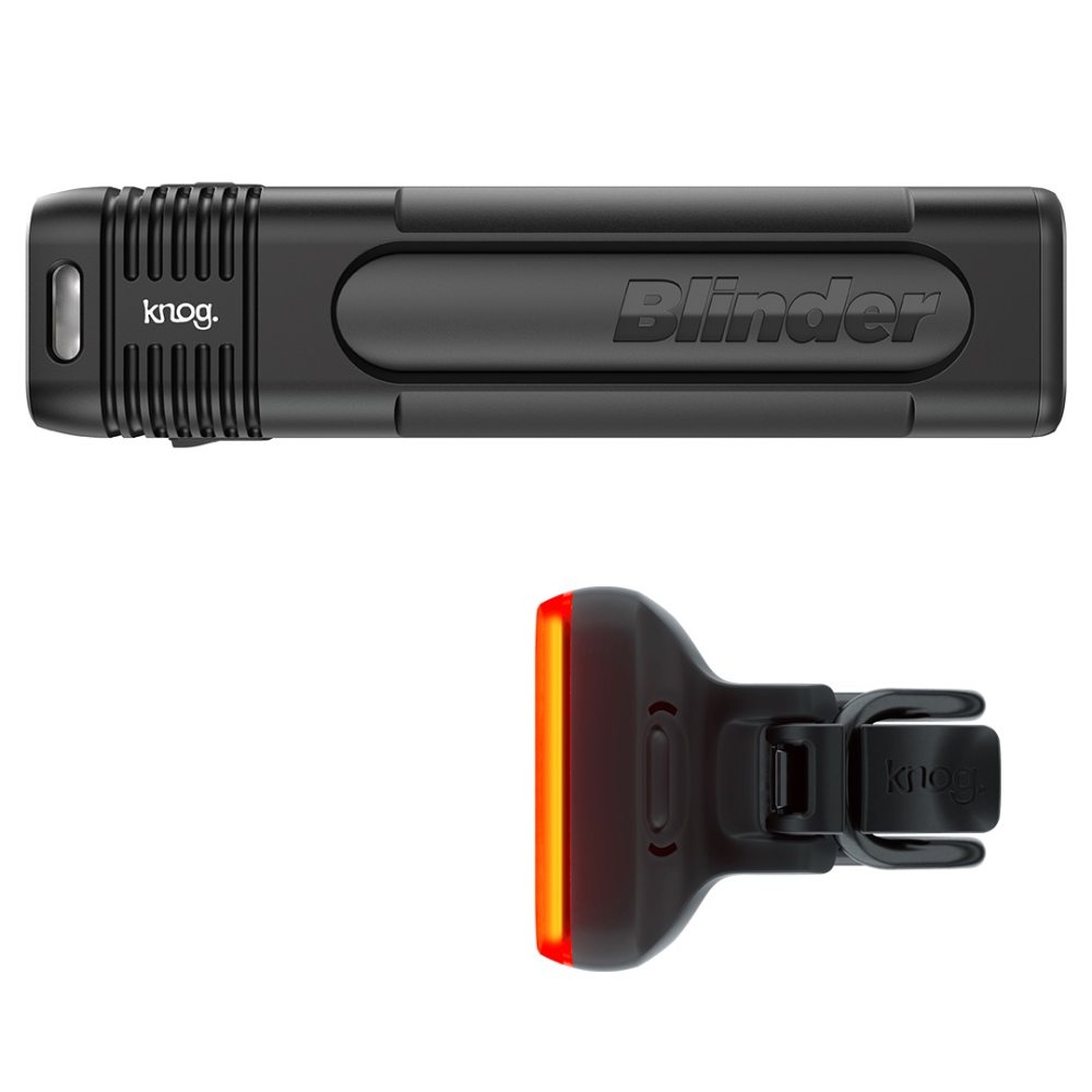 Knog Lichtset Blinder 900 & Blinder Square schwarz