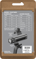 Knog Lichtset Blinder 600 & Blinder Square schwarz