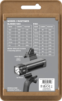 Knog Lichtset Blinder 1300 & Blinder R150 schwarz