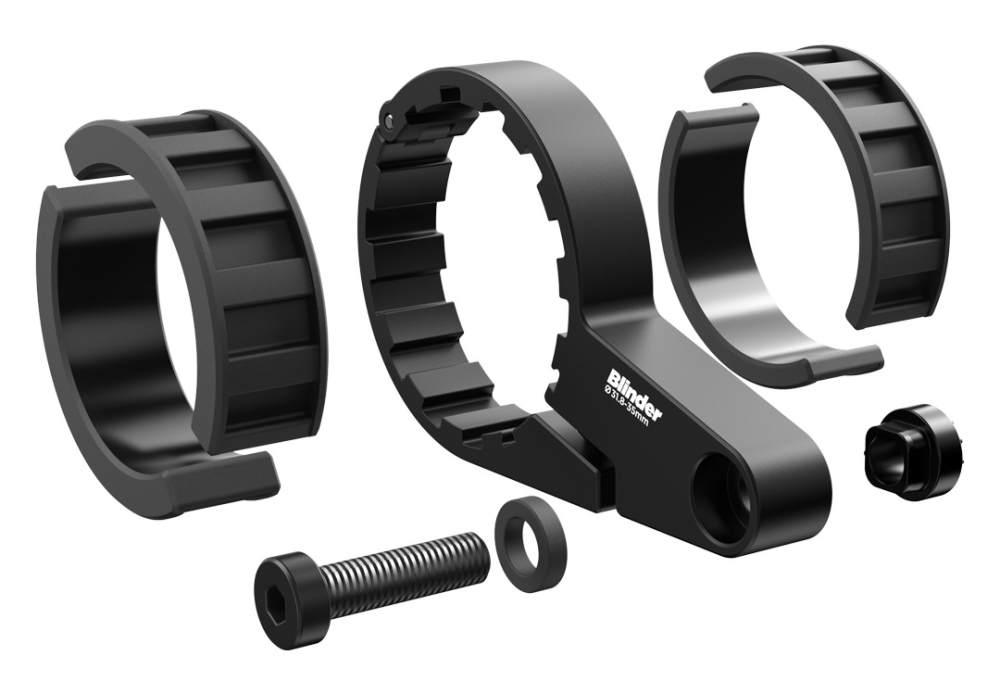 Knog Scheinwerfer Blinder E 80 Lux mit Lenkerhalter ohne Reflektor