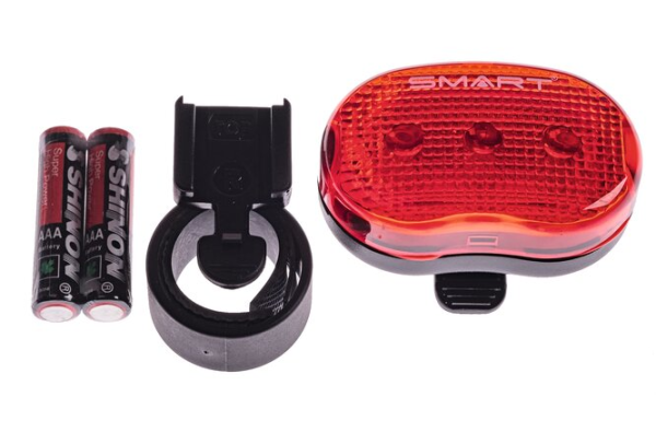 Smart Rücklicht RL403R 3 LED inkl Batterien Halter