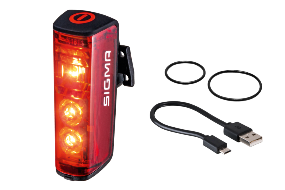 SIGMA SPORT Sigma Rücklicht Blaze USB LED mit Bremslichtfunktion schwarz