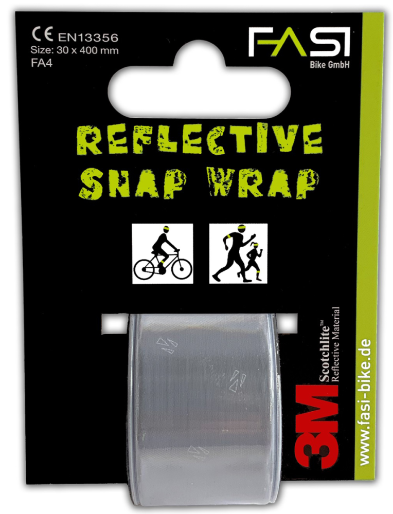 FASI Snap Wrap Reflektorband 30 mm weiss