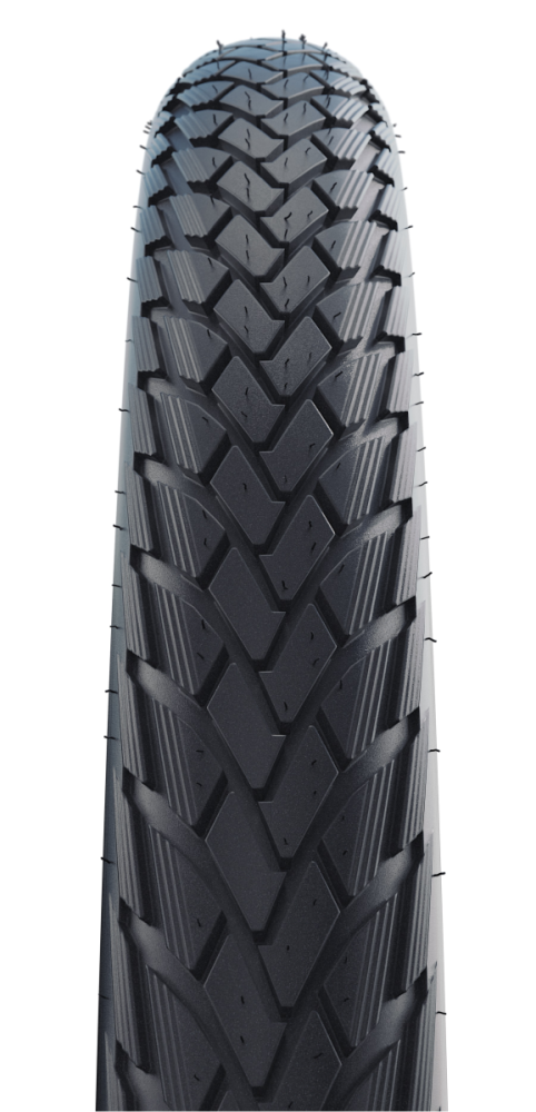 Schwalbe Pneu Green Marathon 16x1.35 GG Starr mit Reflexstreifen black