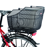 Pletscher Korb Deluxe XXL Gepäckträger fein mit 3-Punkte Adapter schwarz