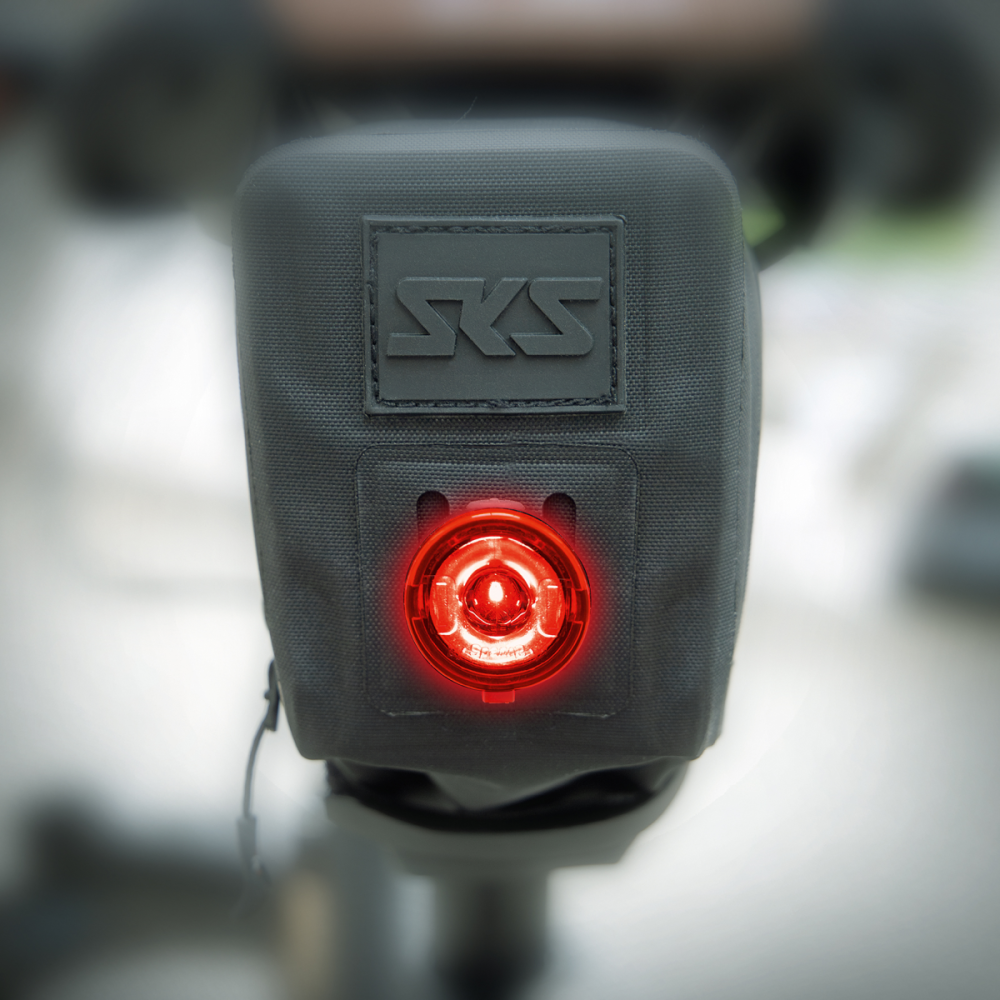 SKS Satteltasche Trail Saddle Bag M 900 ml mit Klettverschluss schwarz