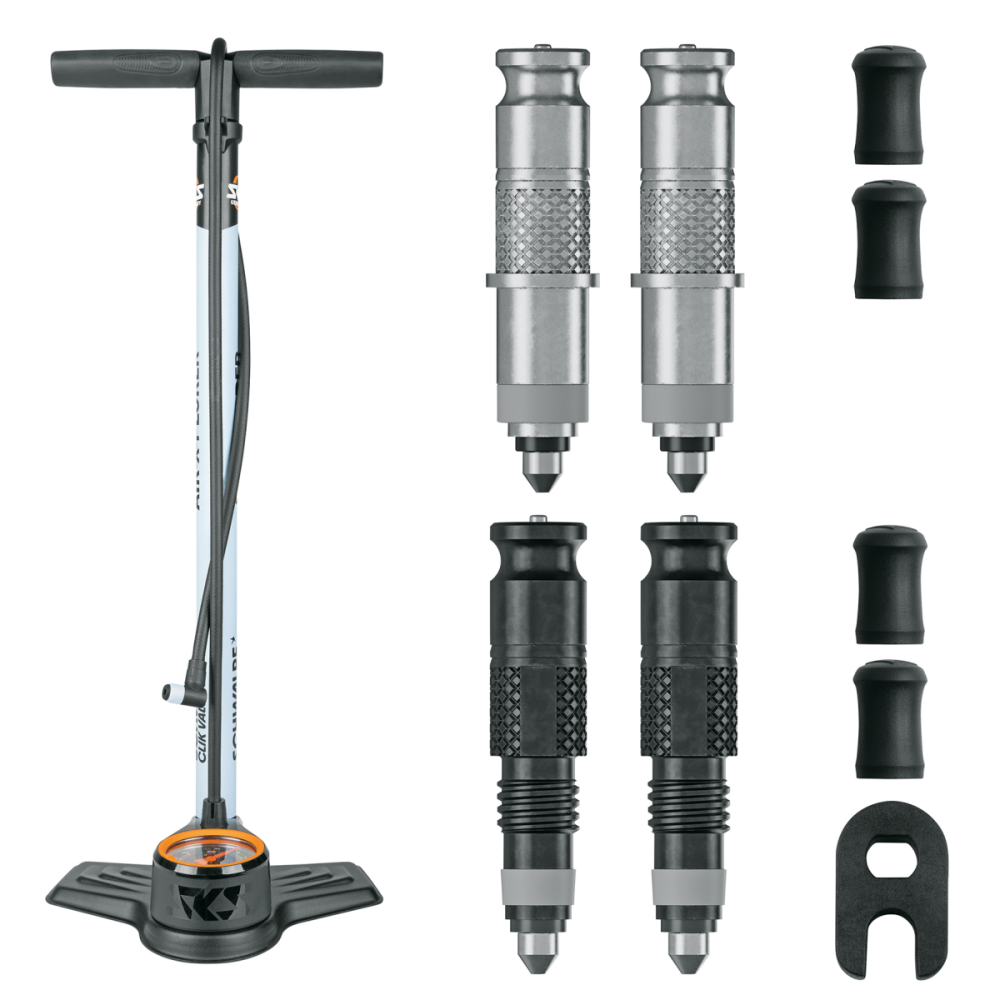 SKS Standpumpe Air-X-Plorer 10.0 Stahl Clik Valve blau/schwarz