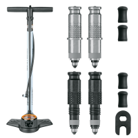 SKS Standpumpe Air-X-Plorer 10.0 Stahl Clik Valve blau/schwarz