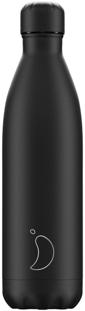 Chilly’s Chilly's Original Bottle 750ml Monochrome All Black