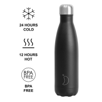 Chilly’s Chilly's Original Bottle 500ml Monochrome Black