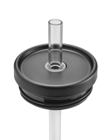 Chilly’s Chilly's Original Straw Coffee Cup 500ml Monochrome Black