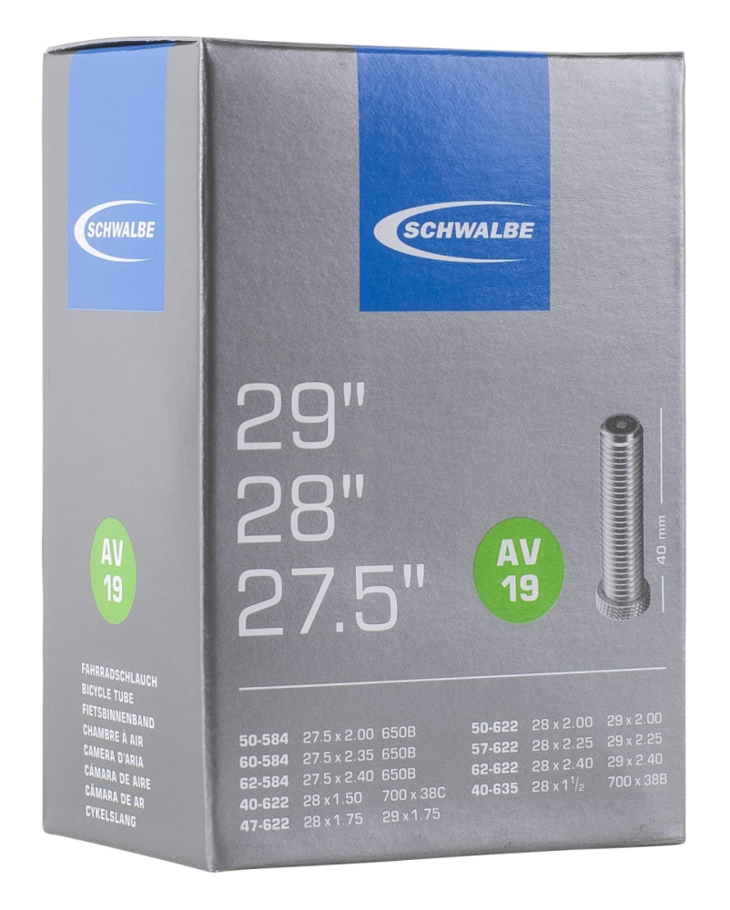 Schwalbe Schlauch AV19 offen 27.5-29" 40/62-584/635 Autoventil